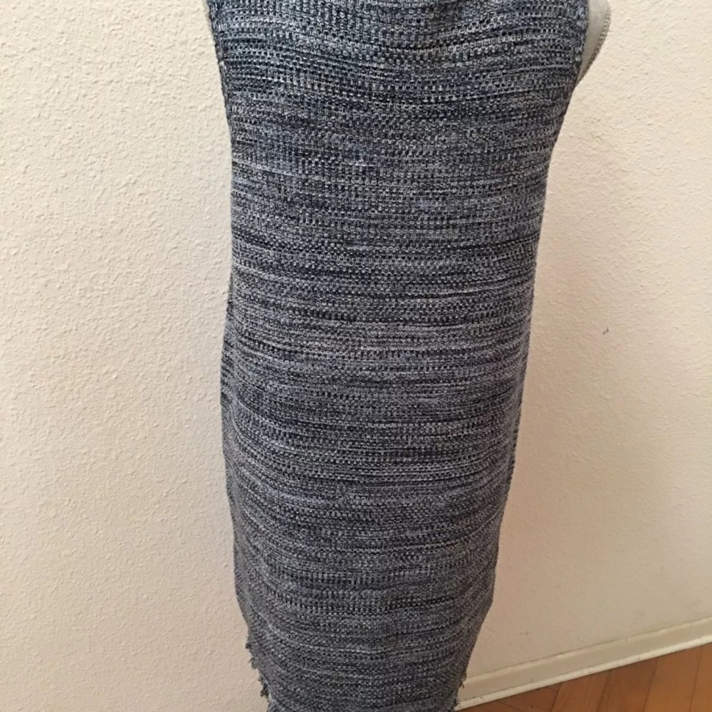 Holding Horses Anthropologie dress XS New sleeveless blue fringe knit GORGEOUS - Picture 6 of 8